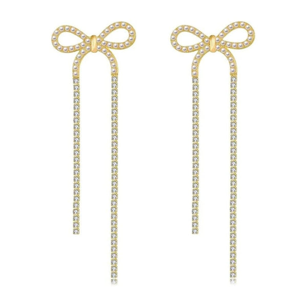 Pinteresty Bow Drop Earrings