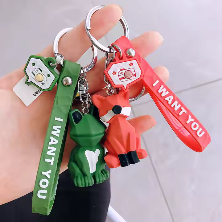 3D Fox Keychain