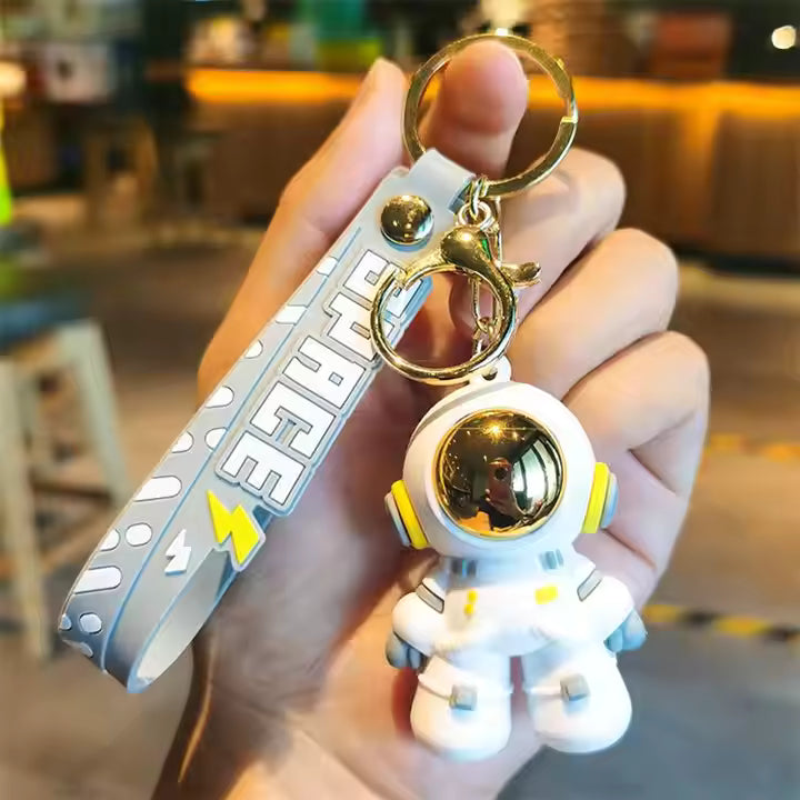 3D Astronaut Space Keychain