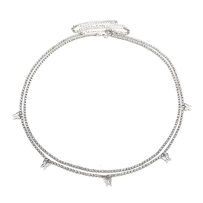 2-Layered Embellished Waist Chain