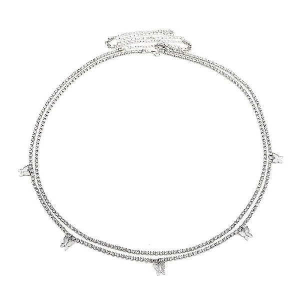 2-Layered Embellished Waist Chain