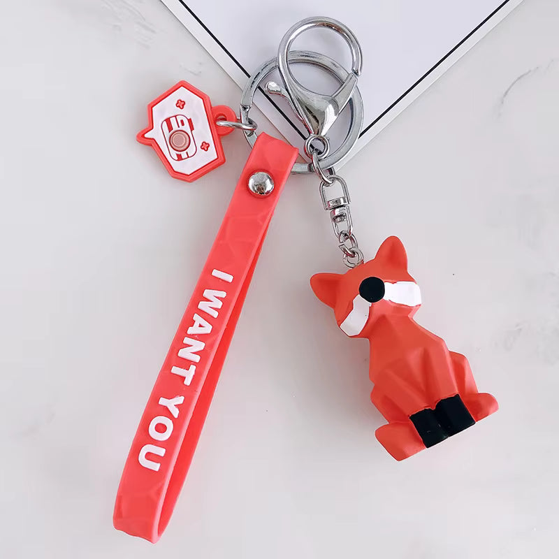 3D Fox Keychain