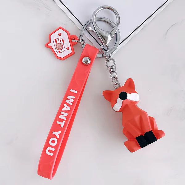 3D Fox Keychain